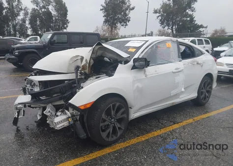 2019 Honda Civic Sport из США, поврежденный, VIN 2HGFC2F81KH529614